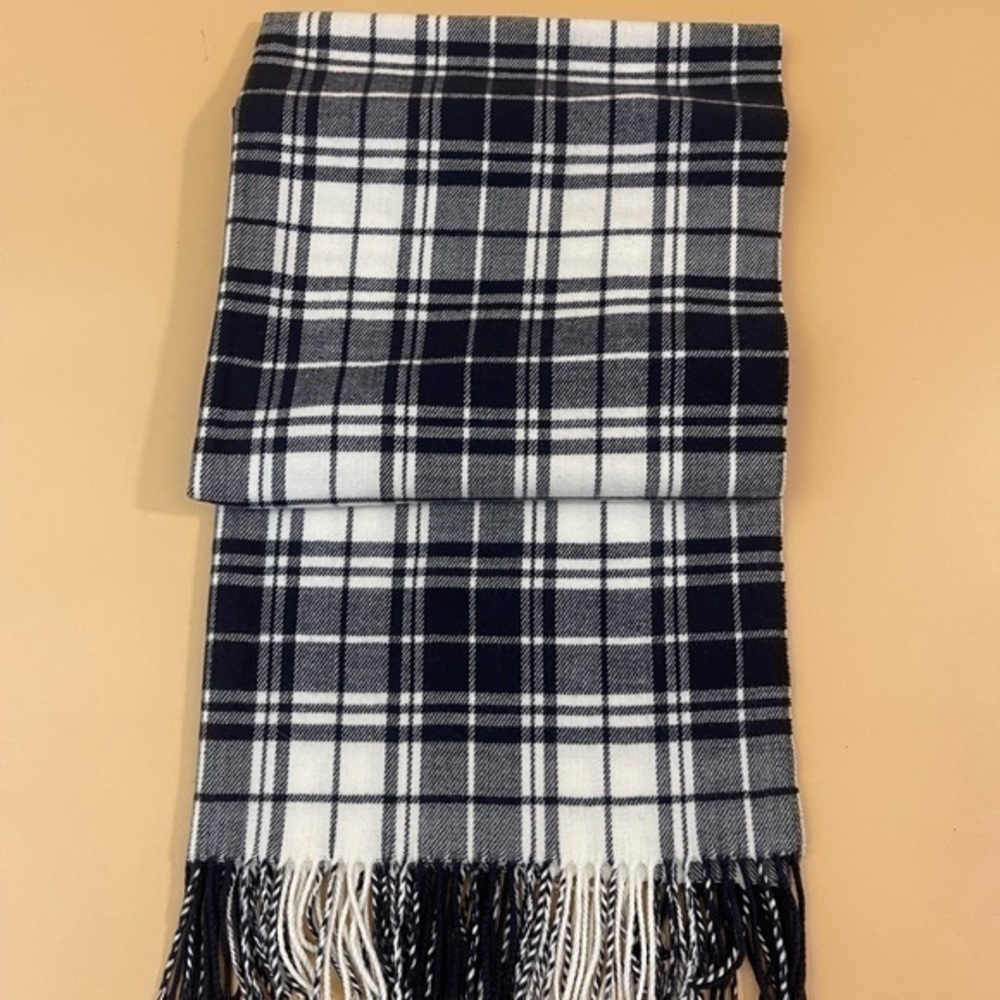 MENS - Cotton Plaid Scarf